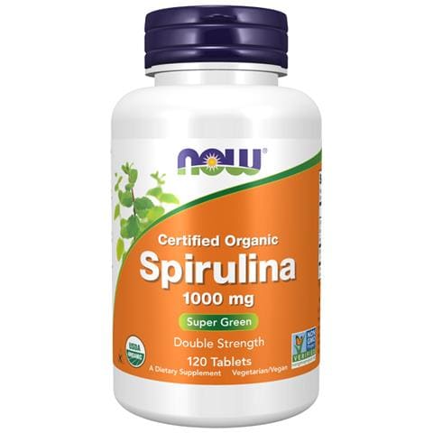 Spirulina Certified Organic, 1000mg - 120 Compresse - Foto 3