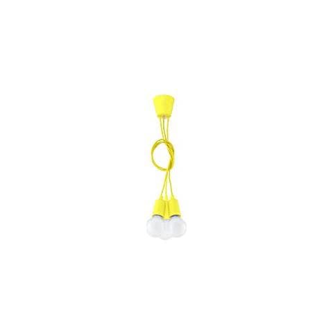 Lampadario A Sospensione, In Plastica, 15 X Max, Colore: Giallo - Foto 2