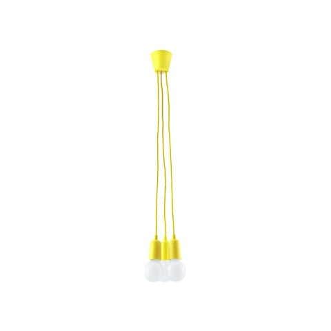 Lampadario A Sospensione, In Plastica, 15 X Max, Colore: Giallo - Foto 1