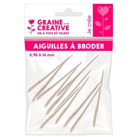 12 Aghi Da Ricamo 4,1 Cm X 0,95 Mm - Foto 1