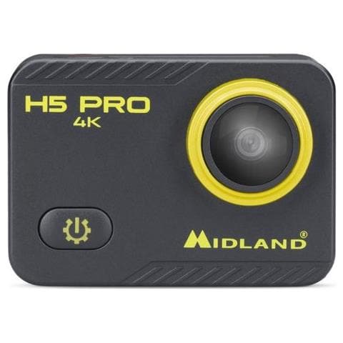 Action Cam H5 Pro Risoluzione 4K Immagine 16 Mpxl Wi-Fi USB Colore Nero / Giallo - Foto 1
