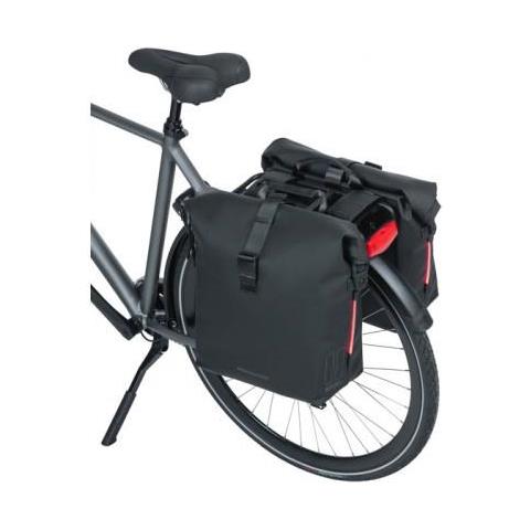 Borsa Per Bicicletta Doppia Soho Nordlicht 41 Litri Nera - 18076 - Foto 8