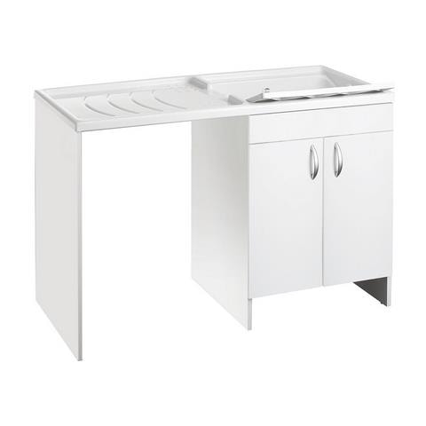 Mobile Coprilavatrice Con Vasca Destro Color Bianco - Foto 2