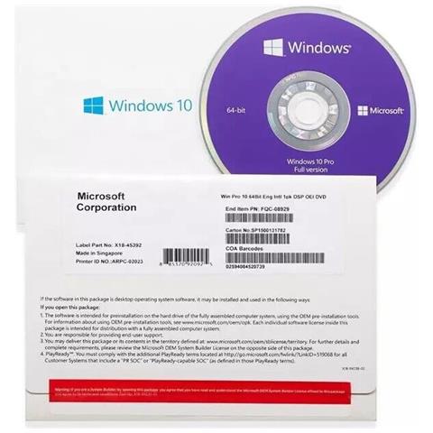 Windows 1o Home Dvd Box Italiano + Sticker - Foto 1