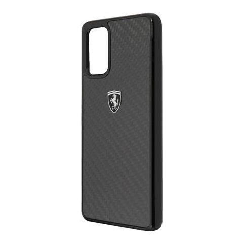 Ferrari Hard Cover Carbon Black, Heritage Collection For Samsung S20 Plus G985, Fehcahcs67bk (fehcahcs67bk) - Foto 1