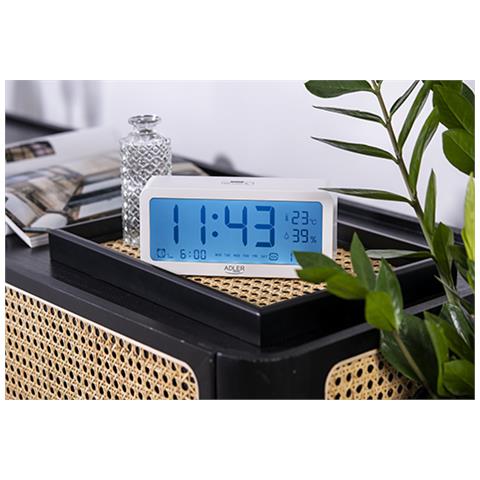 Sveglia A Batteria - Bianca - Foto 7