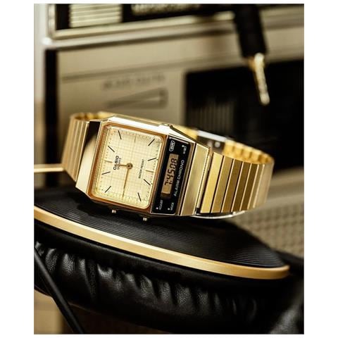 Orologio Unisex Vintage Dual Time Aq-800eg-9adf + Scatola - In Arrivo - Foto 8