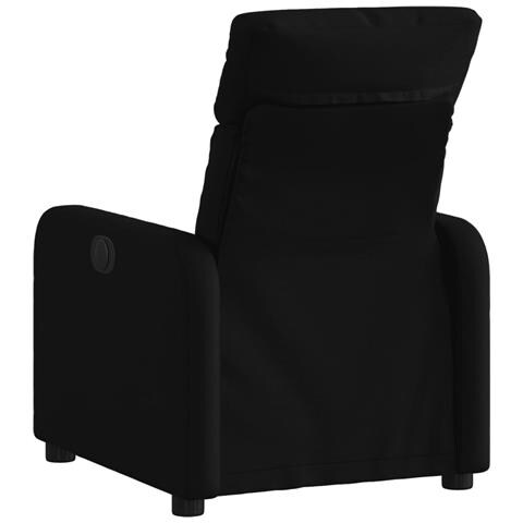 Poltrona Reclinabile In Tessuto Nero - Foto 2