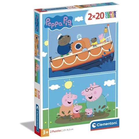 Puzzle 2x20 Peppa Pig (cle24797) - Foto 1