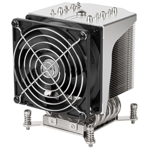 Silverstone XE04-2066 Processore Raffreddatore d'aria Nero, Argento 1 pz - Foto 1