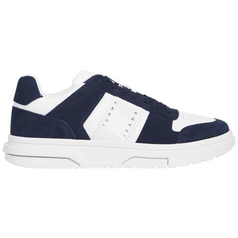 The Brooklyn Sneakers Pelle Scamosciata /nabuk Scarpe Uomo Blu Eu 43, Em0em01371 C1g - Foto 2