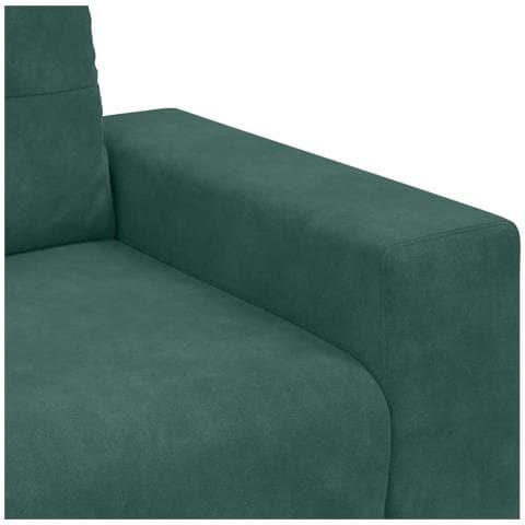 Divano Divanetto Verde Scuro 120 cm Velluto - Foto 8