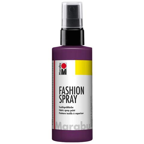 Vernice ""fashion Spray"" Per Stoffa Con Erogatore Spray 100ml - Colore Viola Melanzana 039 - Foto 1