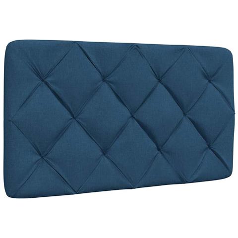 Cuscino Testiera Blu 80 Cm In Tessuto - Foto 1