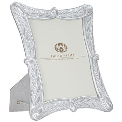 Portafoto Olistic 14 - Argento - Poliresina - 28,2x2x33 Cm - Foto 1