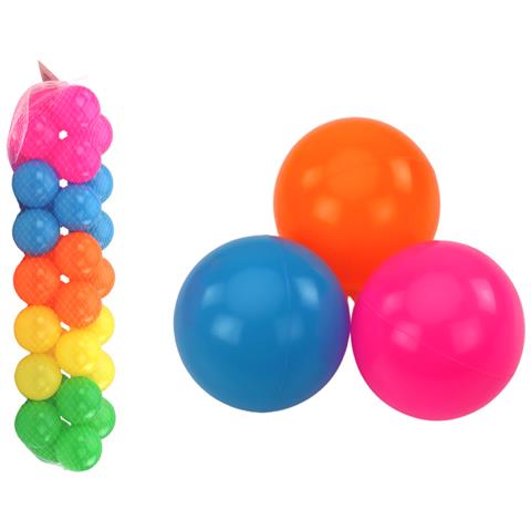 Set Kleurrijke Ballen Plastic Ballen Voor Zwembad 7 Cm 30 Stuks. - Foto 1