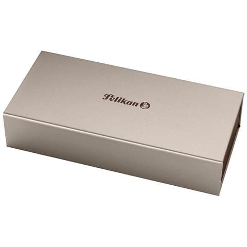 M205 penna stilografica Sistema di riempimento integrato Nero, Blu, Color marmo, Argento 1 pz - Foto 3