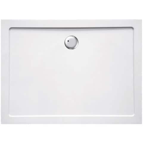Piatto Doccia 70x120 Cm Rettangolare Ribassato Resina H3.5 Cm Monaco Bianco - Foto 1