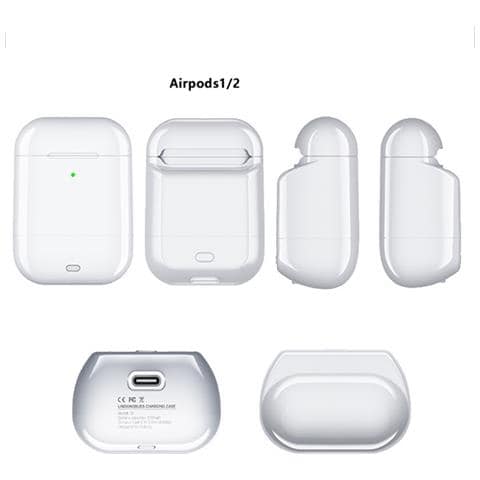 Custodia Di Ricarica Per Airpods 1/2 - Power Bank Portatile Di Ricambio - Foto 2