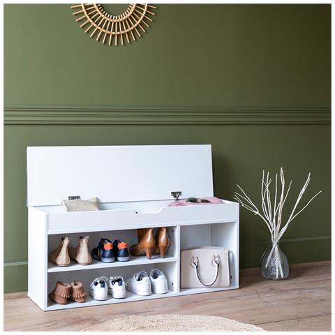 Scarpiera Alan Con Tre Scomparti E Scatola Bianca - Foto 6