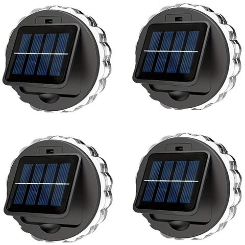 Luci Solari A Led A Forma Di Petalo - Luce Bianca (confezione Da 4) Per Decorazione Giardino Esterno - Foto 1