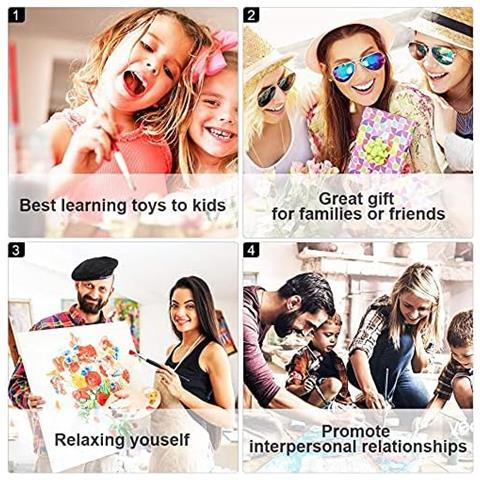 Kit Per Dipingere Con I Numeri Mandala Fai Da Te 40 X 50 Cm - Foto 4