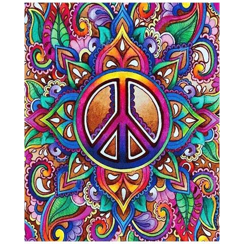 Kit Per Dipingere Con I Numeri Mandala Fai Da Te 40 X 50 Cm - Foto 1