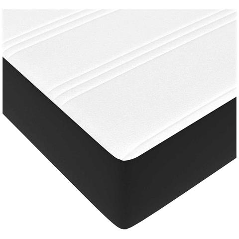 Struttura del letto Nero 100 x 200 cm Pelle sintetica - Foto 9