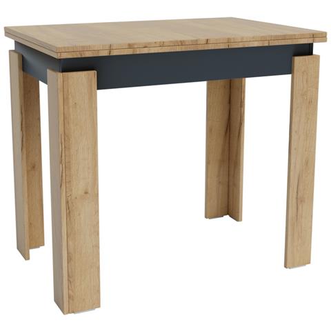 Tavolo Honey - Marrone - Truciolare - 90x60x77 Cm - Foto 1