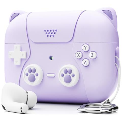 Custodia Protettiva In Silicone Compatibile Con Apple Airpods Pro 3 - Antigraffio, Antiurto Purple - Foto 1
