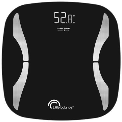 Bilancia Elettronica Da Bagno 180kg / 100g Nera - 8651 - Foto 1