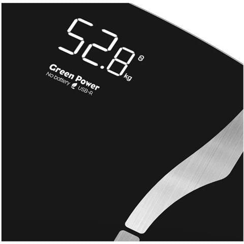 Bilancia Elettronica Da Bagno 180kg / 100g Nera - 8651 - Foto 3