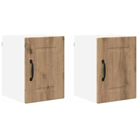 Pensile cucina 2 pcs Rovere artigianale 30 x 31 x 40 cm - Foto 1