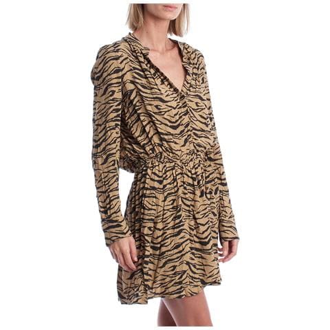 Abito Corto Stampato Da Donna Wwdr01157 - Foto 6