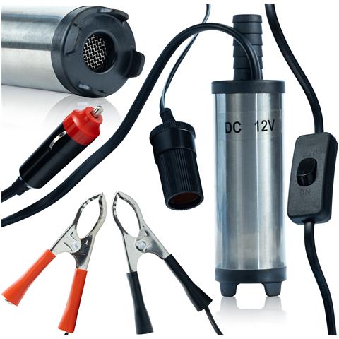 Pompa Elettrica Per Carburante 12v - Acciaio Inossidabile, 12 L /min | Uso Domestico E Officina | Non Adatta Per Liquidi Infiammabili - Foto 1