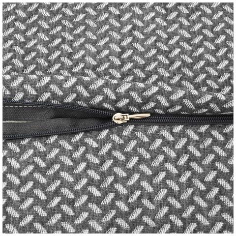 Cuscino con cuscino Grigio 60 x 34 x 11 cm Poliestere - Foto 9