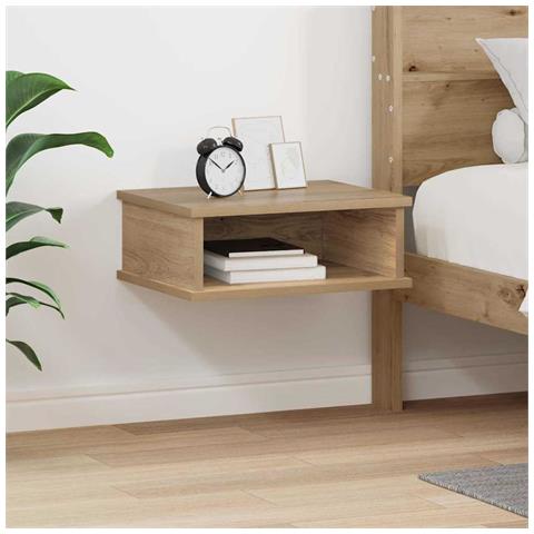 Comodino Rovere artigianale 40 x 31 x 15 cm Legno multistrato - Foto 2