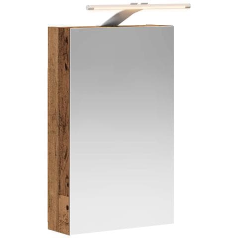 Mobiletto per specchio da bagno Legno vecchio 30 x 10,5 x 50 cm - Foto 1