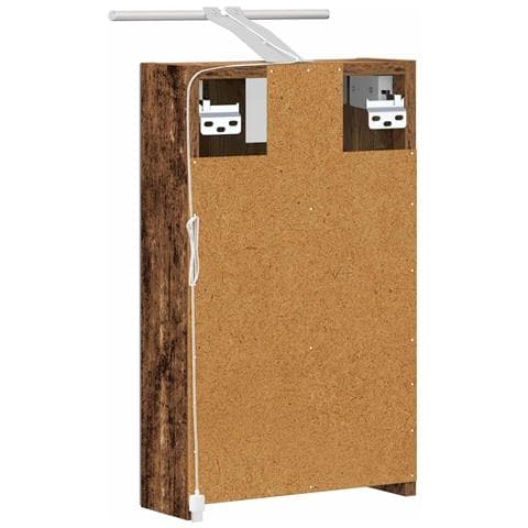 Mobiletto per specchio da bagno Legno vecchio 30 x 10,5 x 50 cm - Foto 9