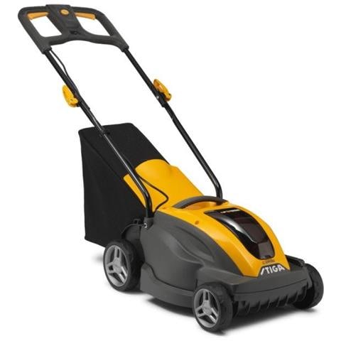 Combi 336e Tagliaerba a spinta Batteria Nero, Giallo - Foto 1