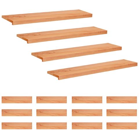 Tappeti per scale 16 pz 120 x 25 x 2 cm Vernice - Foto 1