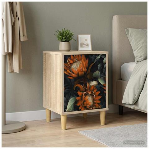 Armadio da Notte LOCHEM Rovere Sonoma 36 x 33 x 50 cm - Foto 2