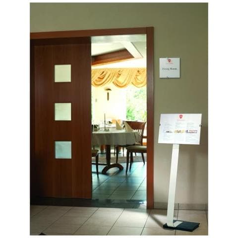 Espositori da pavimento Crystal sign stand f. to A3  - Foto 2