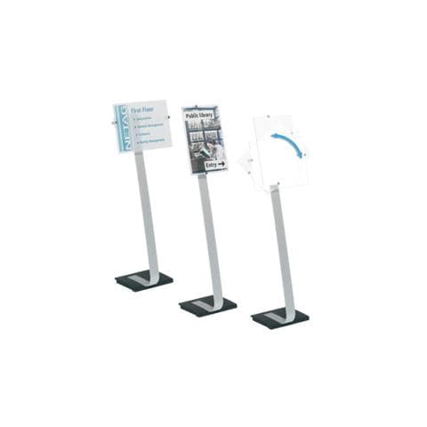 Espositori da pavimento Crystal sign stand f. to A3  - Foto 1