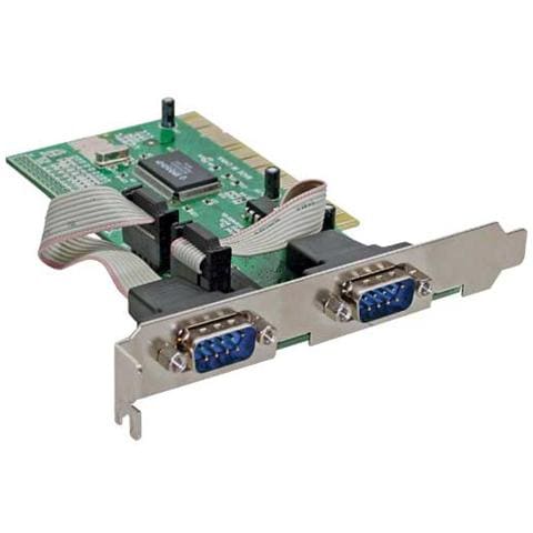 Scheda seriale aggiuntiva, i0-controller, 32-bit pci bus, 2x sud-d 9pin maschio, moschip mcs9835 - Foto 1