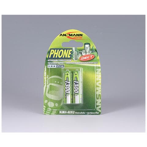 1.2 V rechargeable battery NiMH, 1300 mAh, Nichel-idruro di metallo (NiMH) , 1,2V - Foto 2