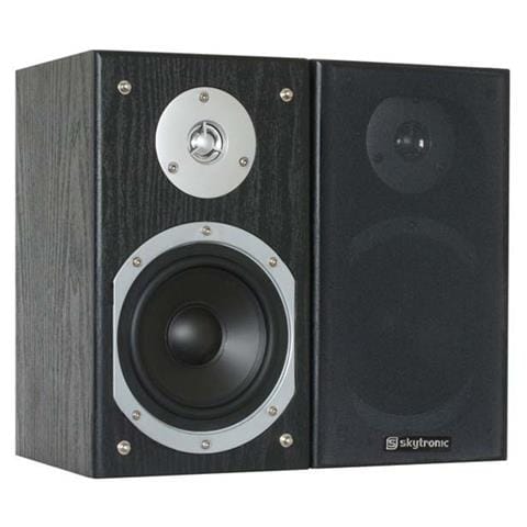 Coppia casse passive monitor Home Theatre Hi-Fi 140 Watt nere / silver - Foto 1