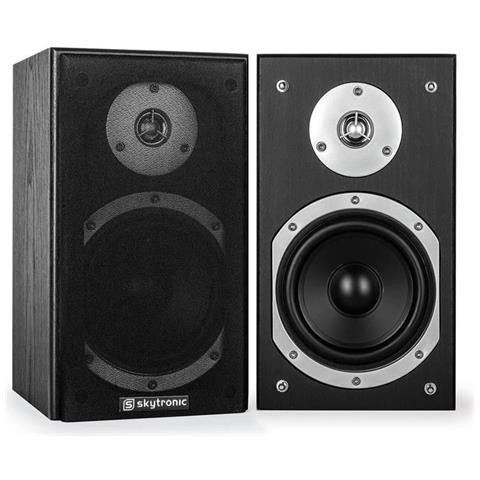 Coppia casse passive monitor Home Theatre Hi-Fi 140 Watt nere / silver - Foto 12