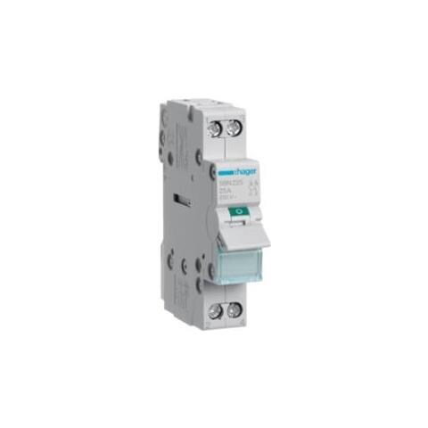 Sbn225 - Interruttore Non Automatico 2 Poli 25a 1 Mod - Foto 3