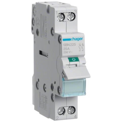 Sbn225 - Interruttore Non Automatico 2 Poli 25a 1 Mod - Foto 2